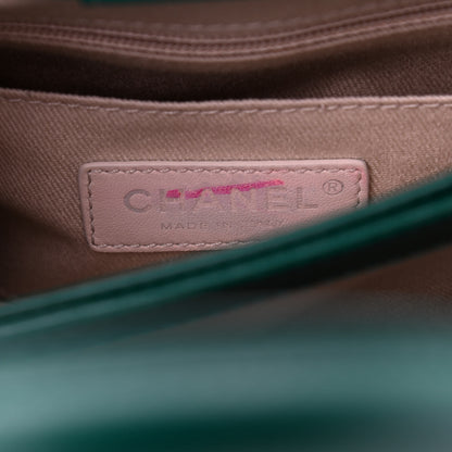 Chanel Grained Calfskin Mini Neo Executive Shopper Tote Green 6 of 10