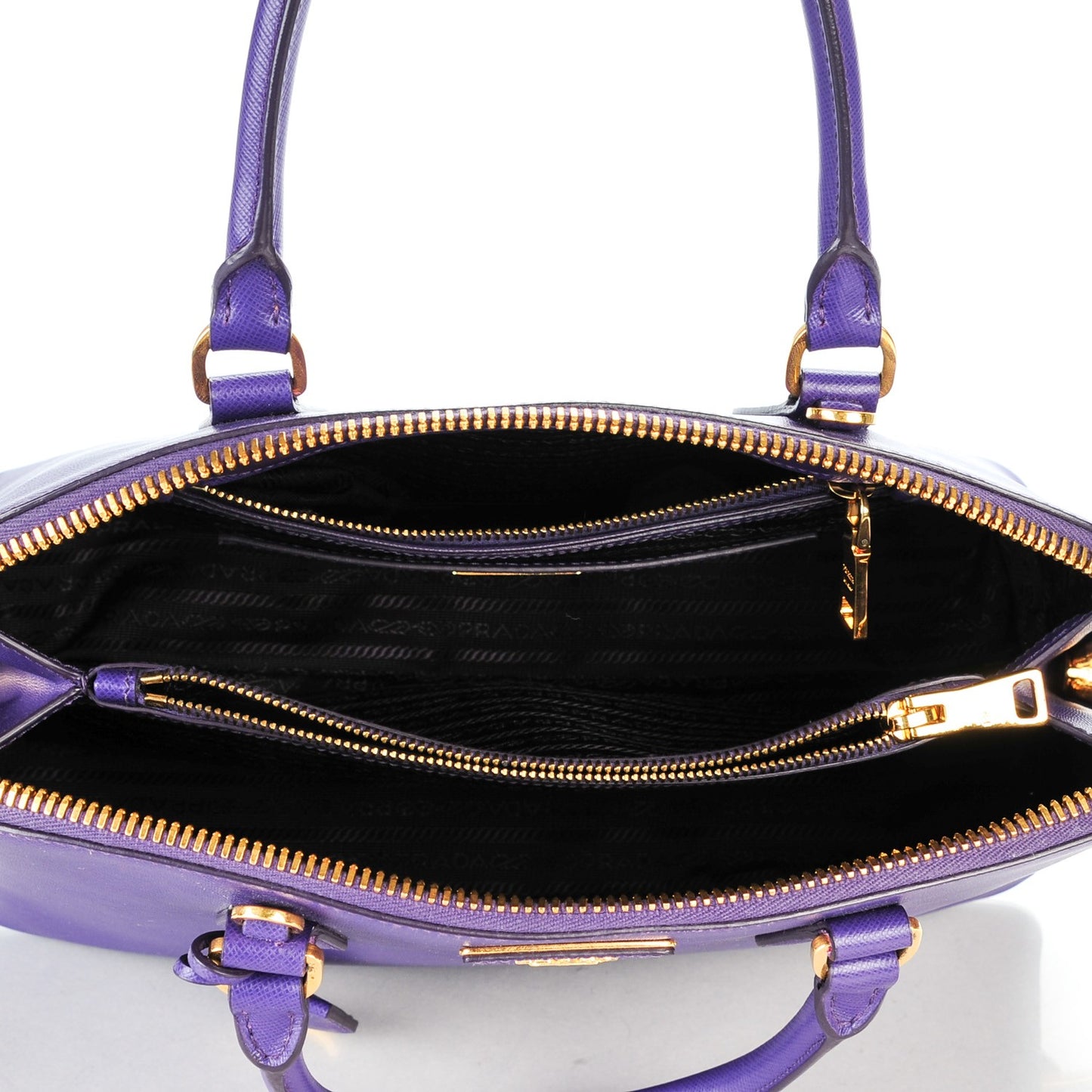 Saffiano Lux Medium Promenade Tote Viola