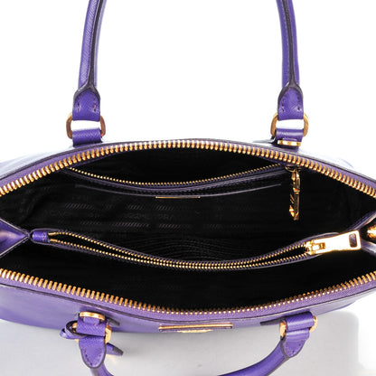 Prada Saffiano Lux Medium Promenade Tote Viola 5 of 7