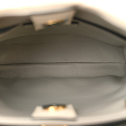 Valentino Garavani Nappa Small Roman Stud The Handle Bag Ivory 6 of 12