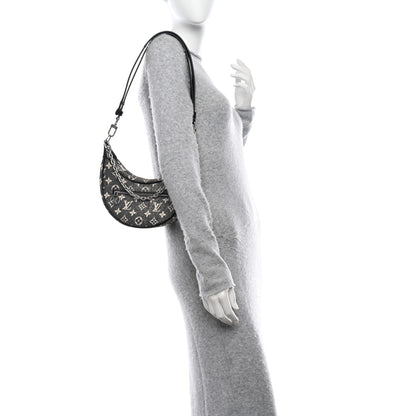 Louis Vuitton Monogram Jacquard Denim Loop Black 2 of 9