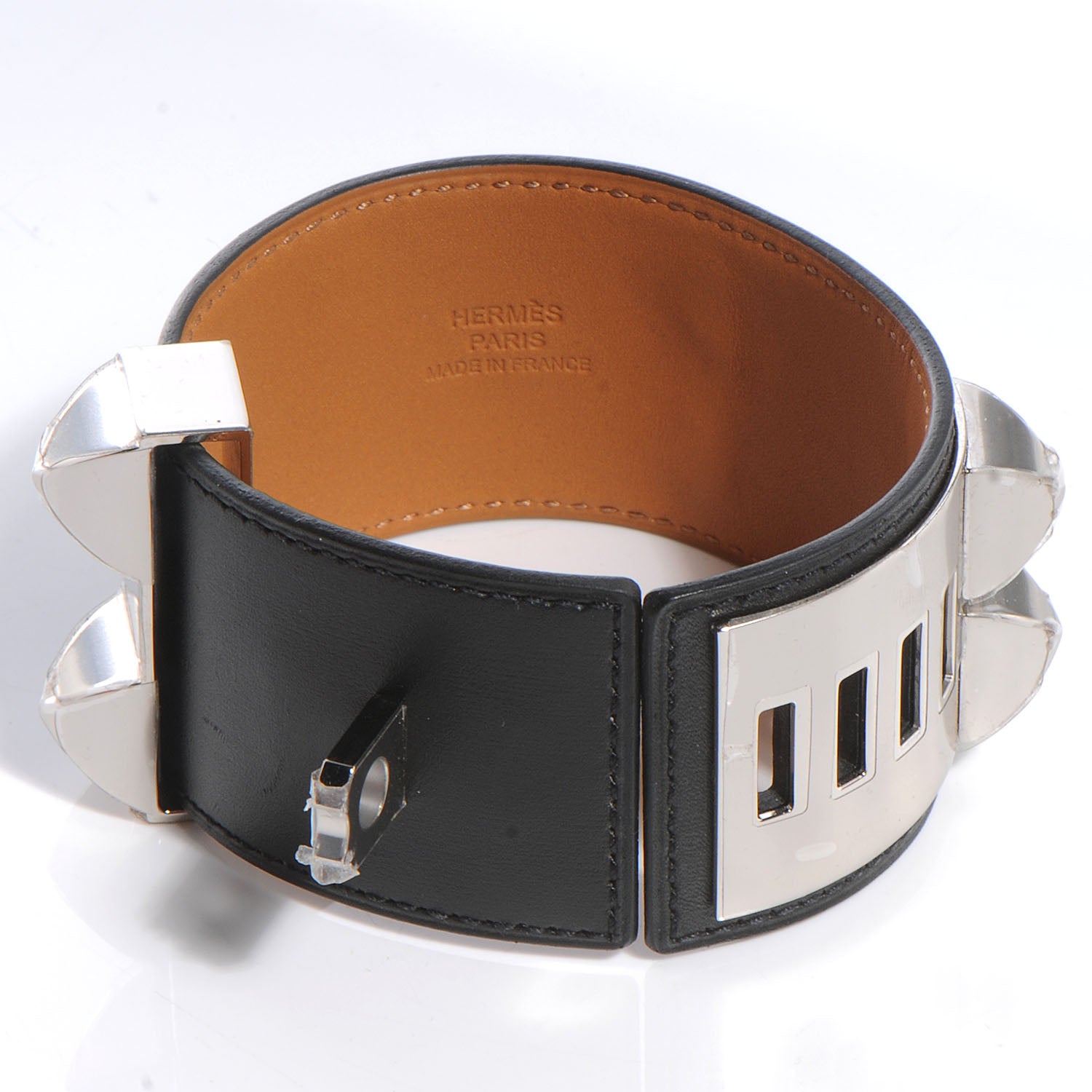 Hermes Chamonix Collier de Chien CDC Bracelet Black Small 3 of 6