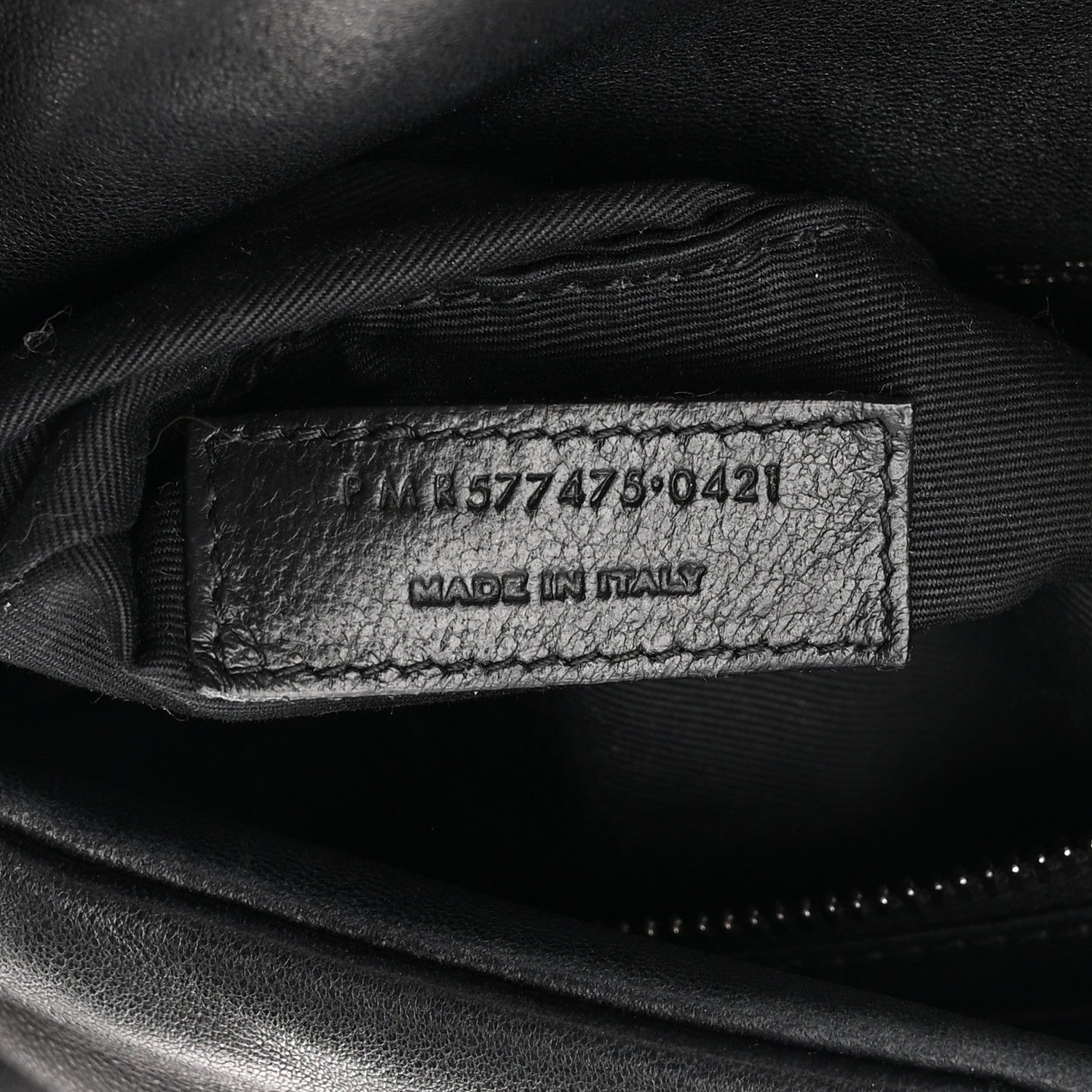 Saint Laurent Lambskin Quilted Monogram Monochrome Medium Loulou Puffer Chain Satchel Black 9 of 12
