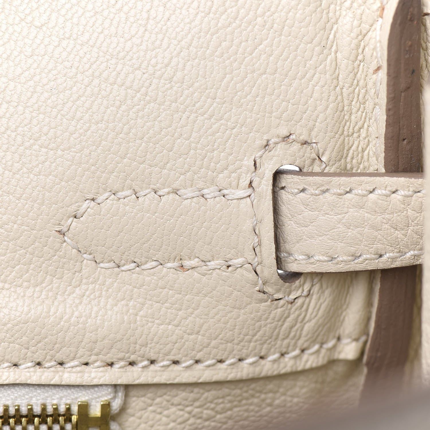 Hermes Taurillon Clemence Birkin 25 Craie 21 of 33