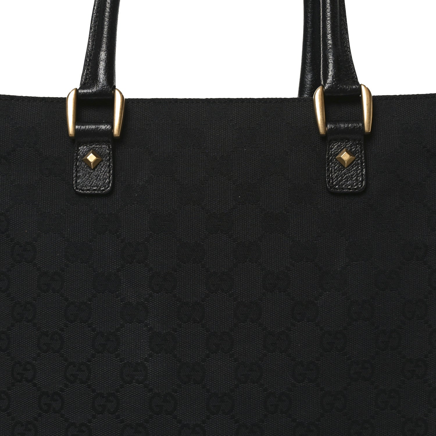Gucci Monogram Tote Black 8 of 10