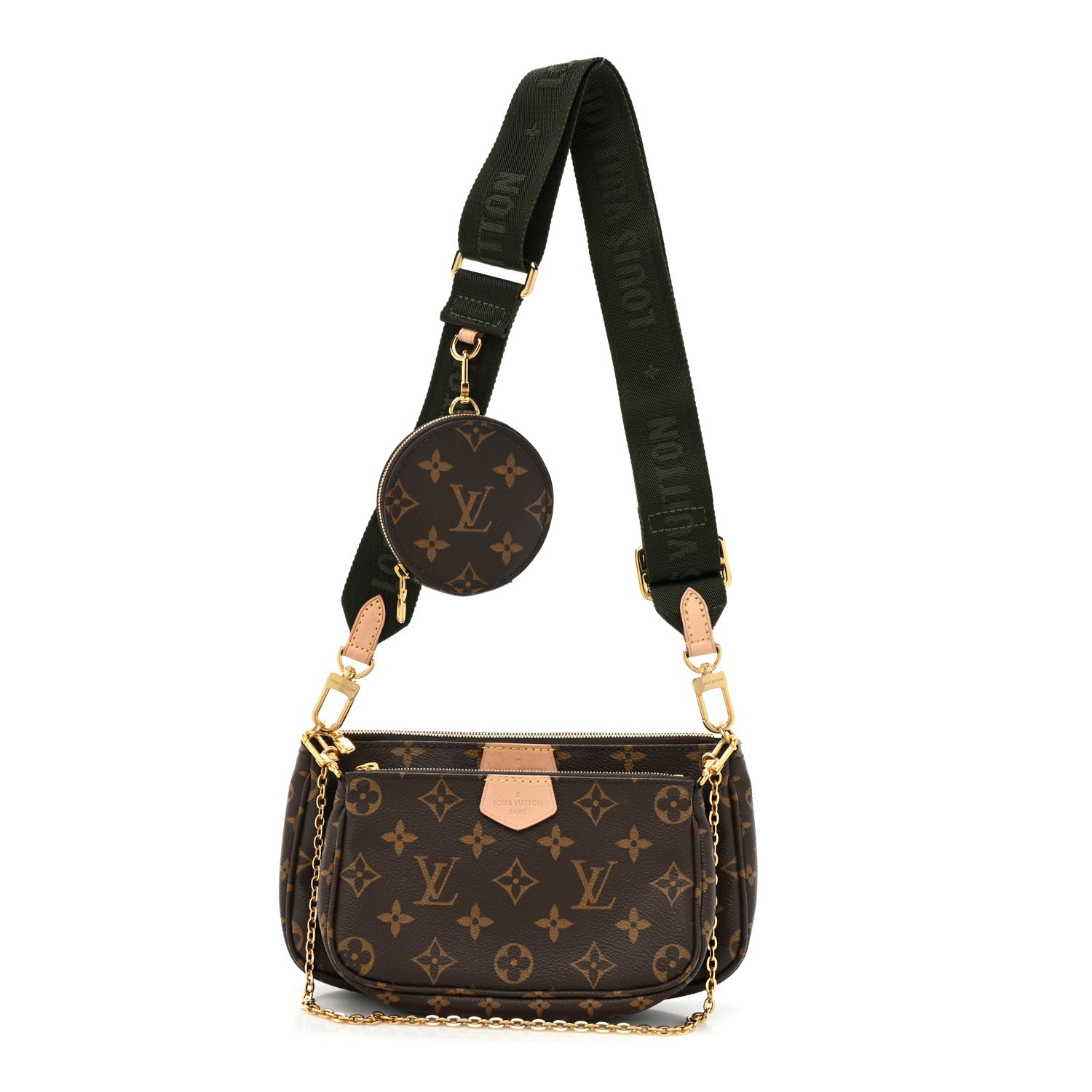 Louis Vuitton Monogram Multi Pochette Accessories Kaki 1 of 13