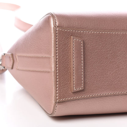 Givenchy Metallic Sugar Goatskin Mini Antigona Light Pink 12 of 14