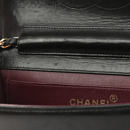 Chanel Lambskin Quilted Small Single Flap Bag Black 13 of 14