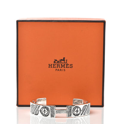 Hermes Sterling Silver Touareg Takolte Cuff Bracelet T5 5 of 5