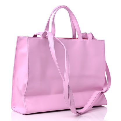 Telfar Vegan Leather Medium Shopping Bag Bubblegum 3 of 10