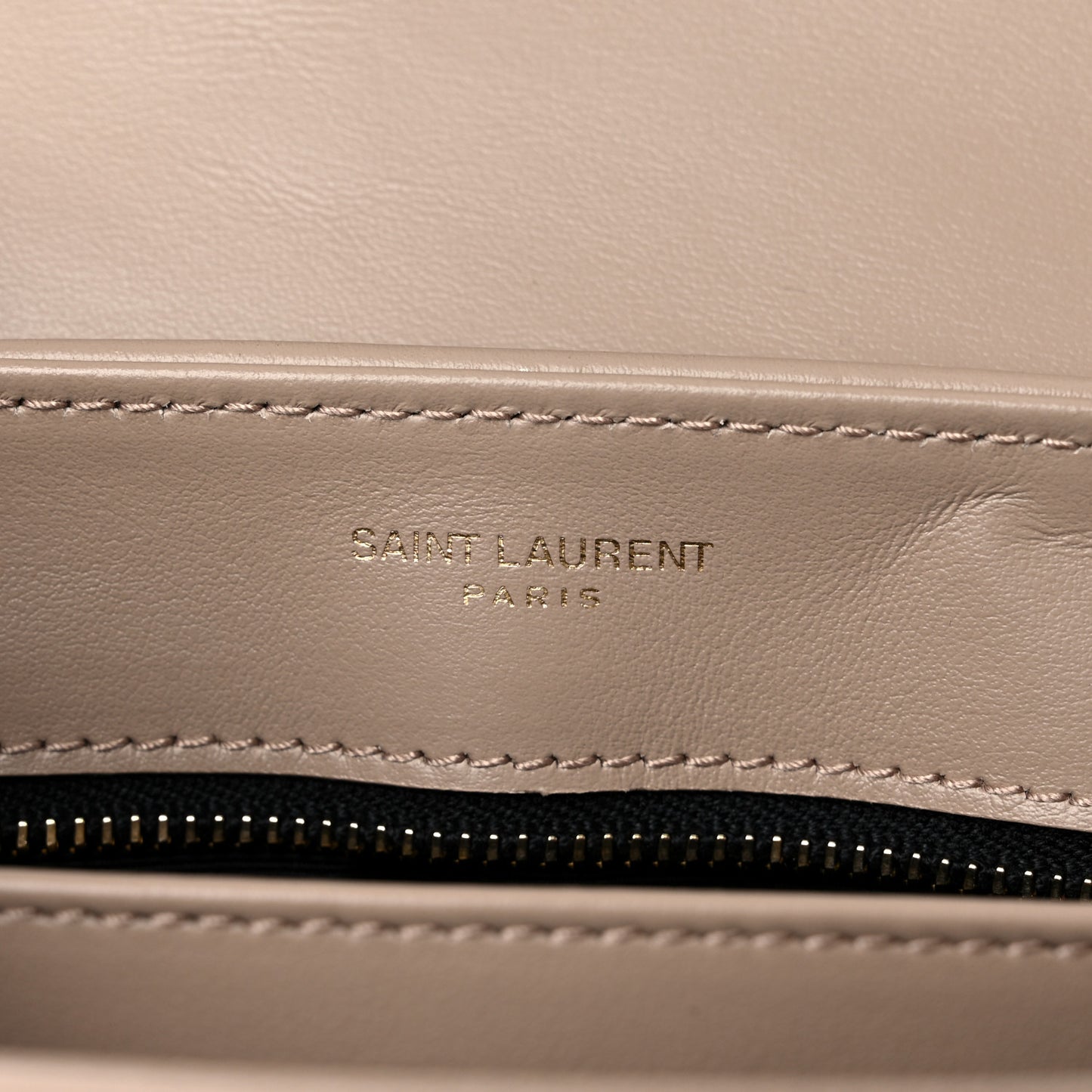 Calfskin Y Quilted Monogram Toy Loulou Crossbody Bag Dark Beige