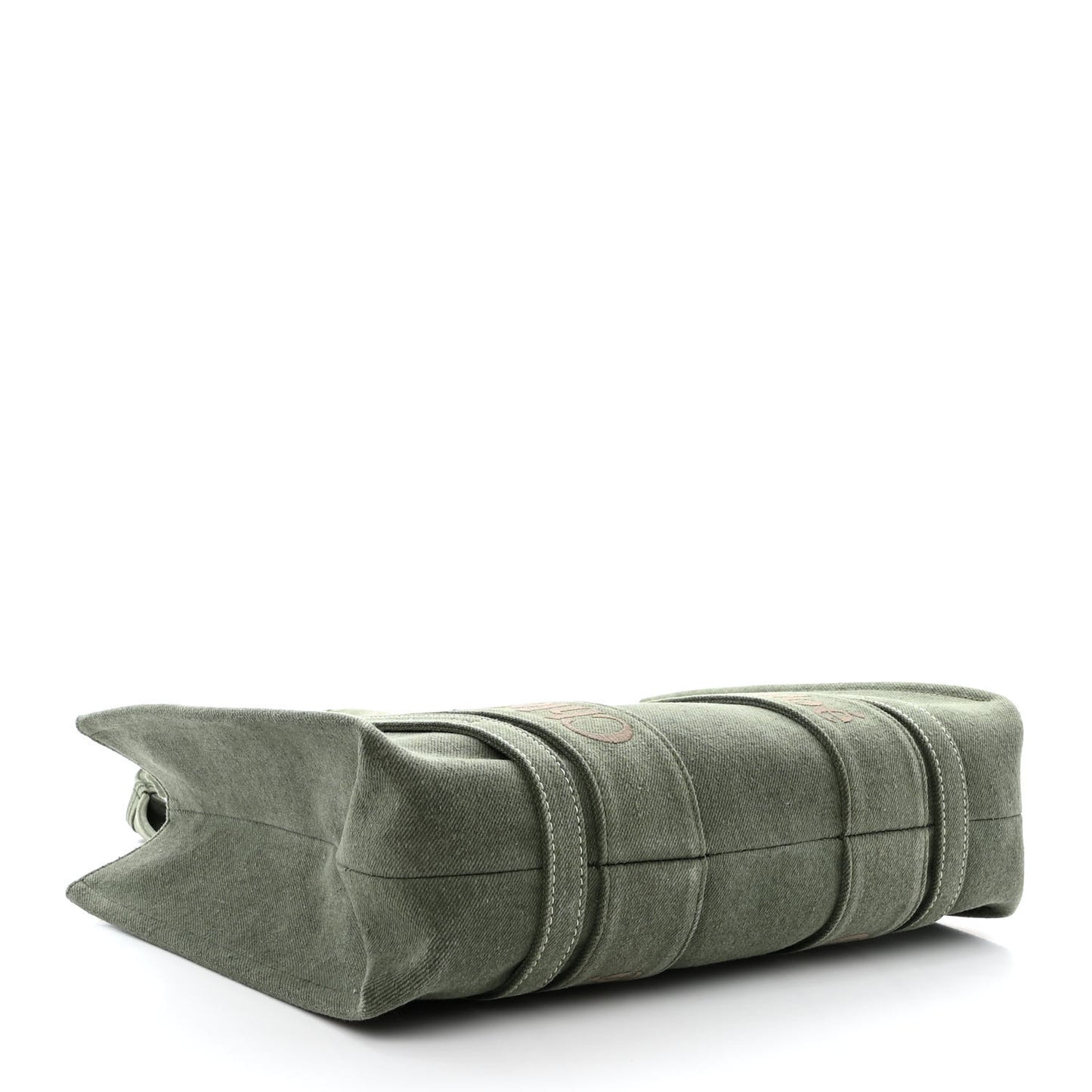 Linen Medium Woody Tote Wide Forest