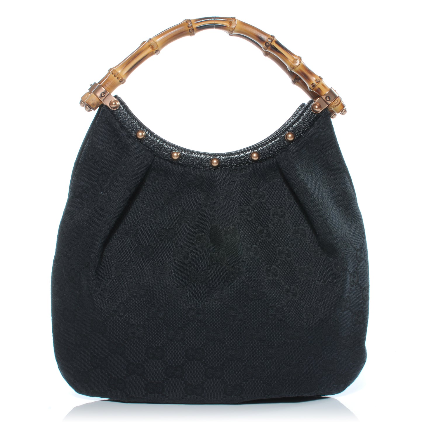 Monogram Bamboo Small Handbag Black