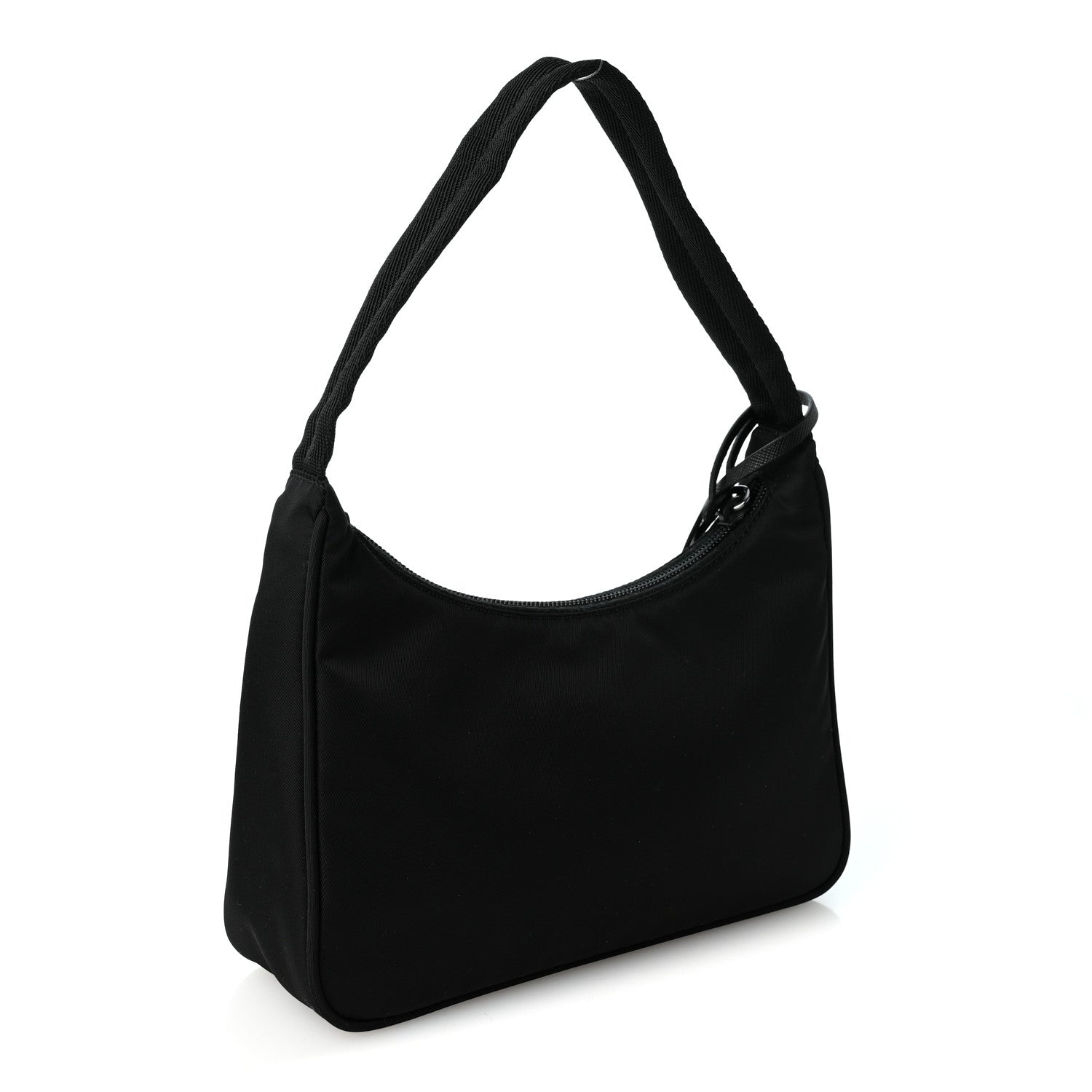Prada Tessuto Nylon Mini Re-Edition 2000 Bag Black Black 3 of 11