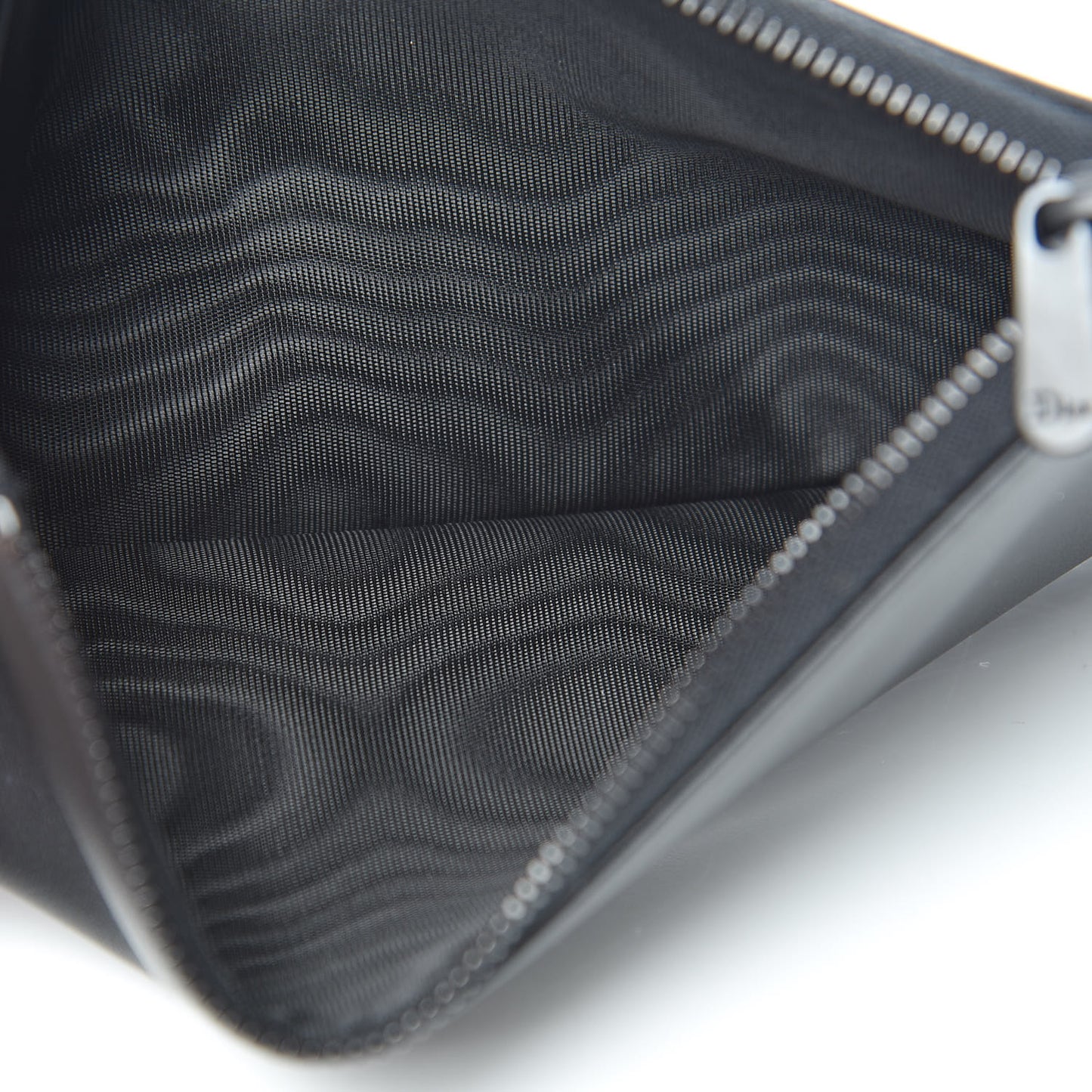 Calfskin Lady Dior Toile De Jouy Clutch Denim Blue