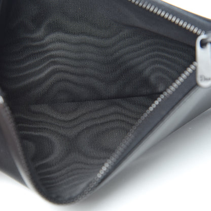 Christian Dior Calfskin Lady Dior Toile De Jouy Clutch Denim Blue 11 of 15