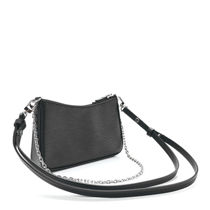 Louis Vuitton Epi Easy Pouch On Strap Black 3 of 12