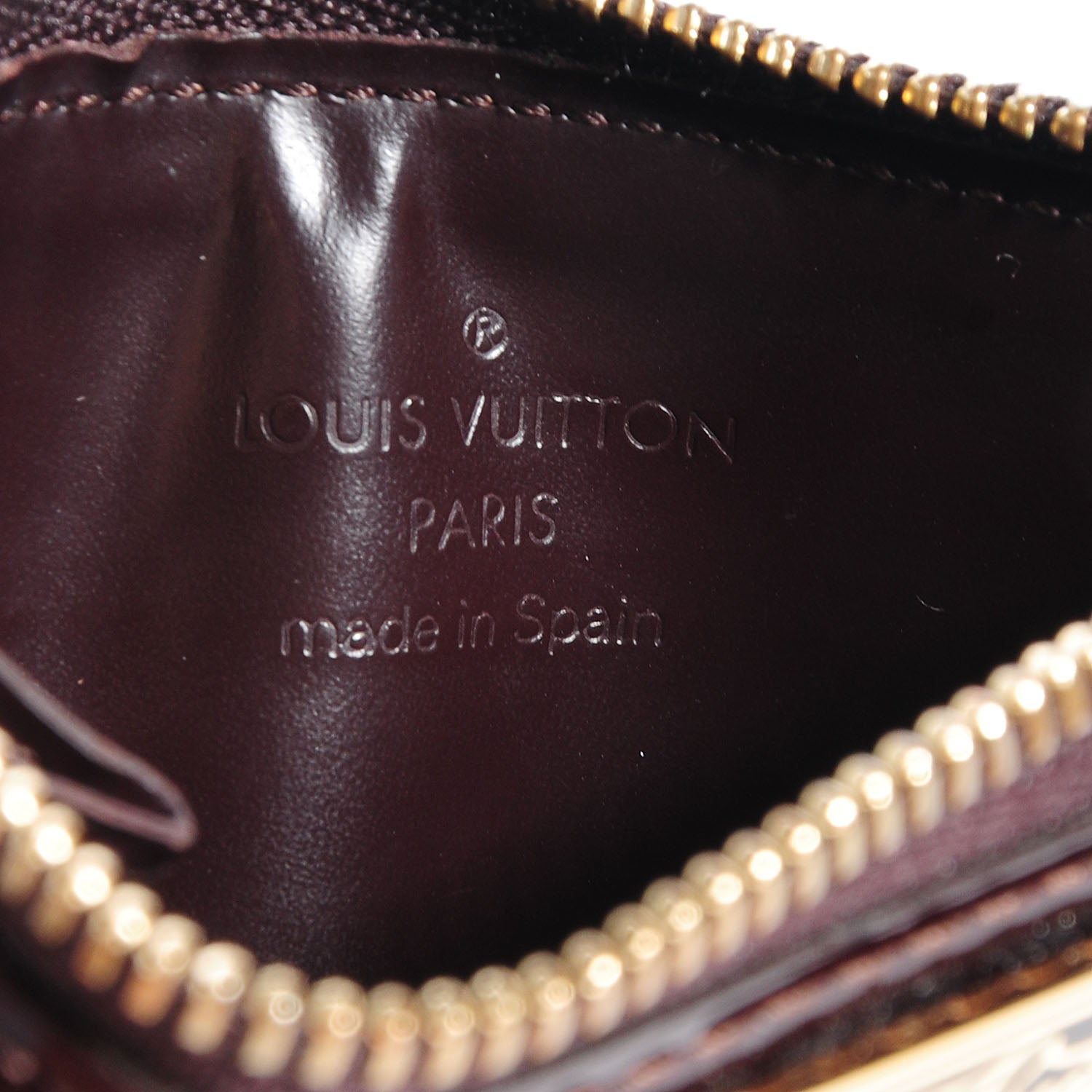 Louis Vuitton Vernis Key Pouch Amarante 6 of 7