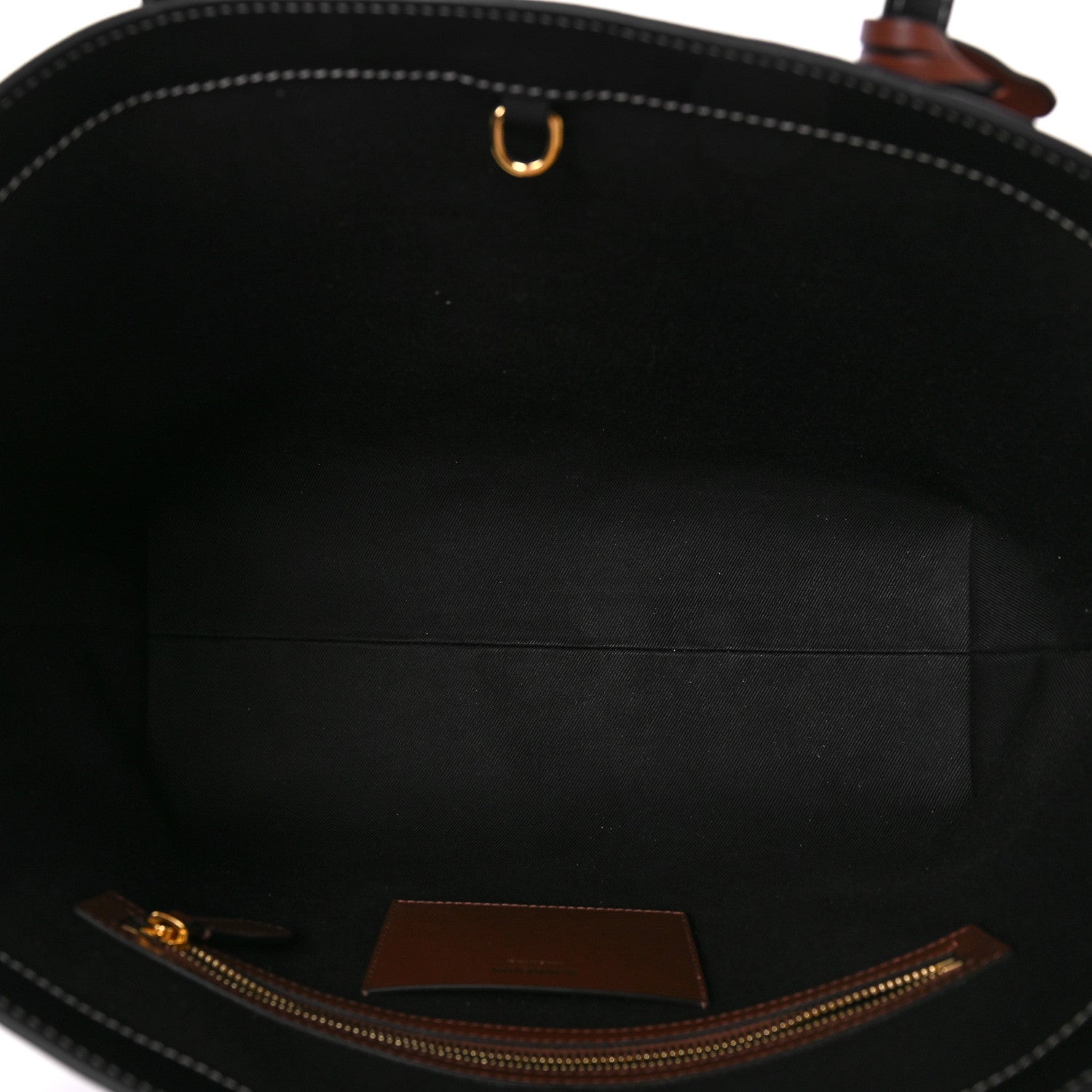 Burberry E-Canvas Check Medium Soft TB Tote Dark Birch Brown 5 of 8