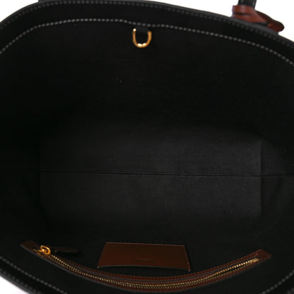 Burberry E-Canvas Check Medium Soft TB Tote Dark Birch Brown 5 of 8