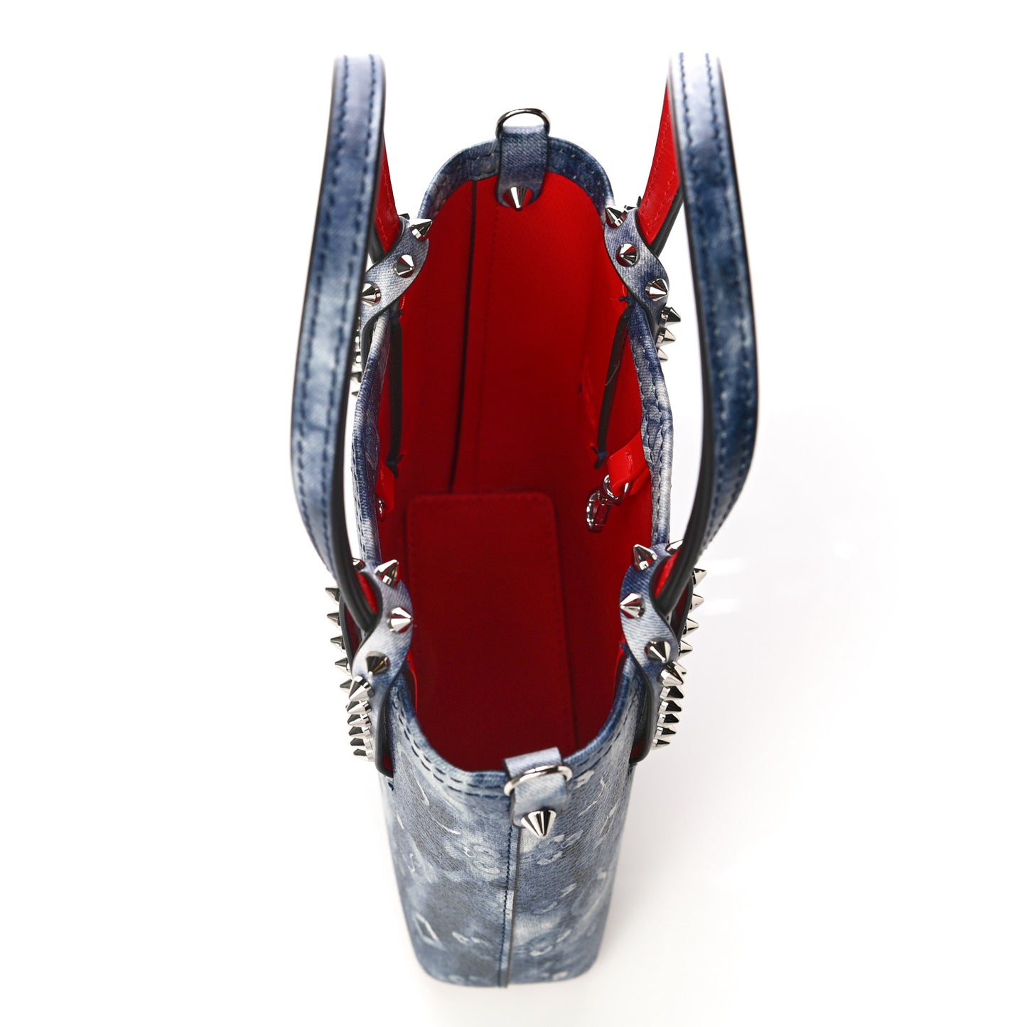 Calfskin Punk Mini North South Cabata Tote Multi