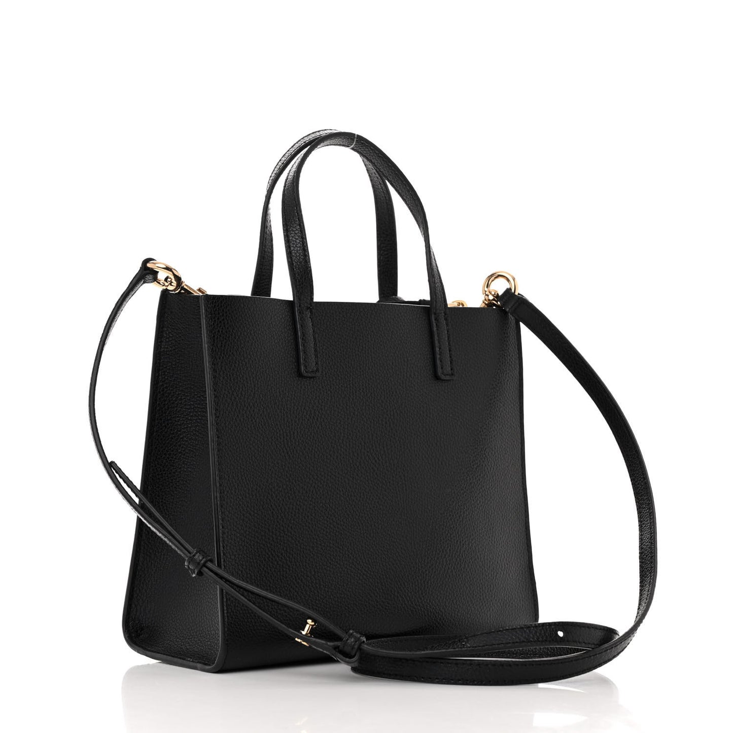 Calfskin Mini Grind Tote Bag Black