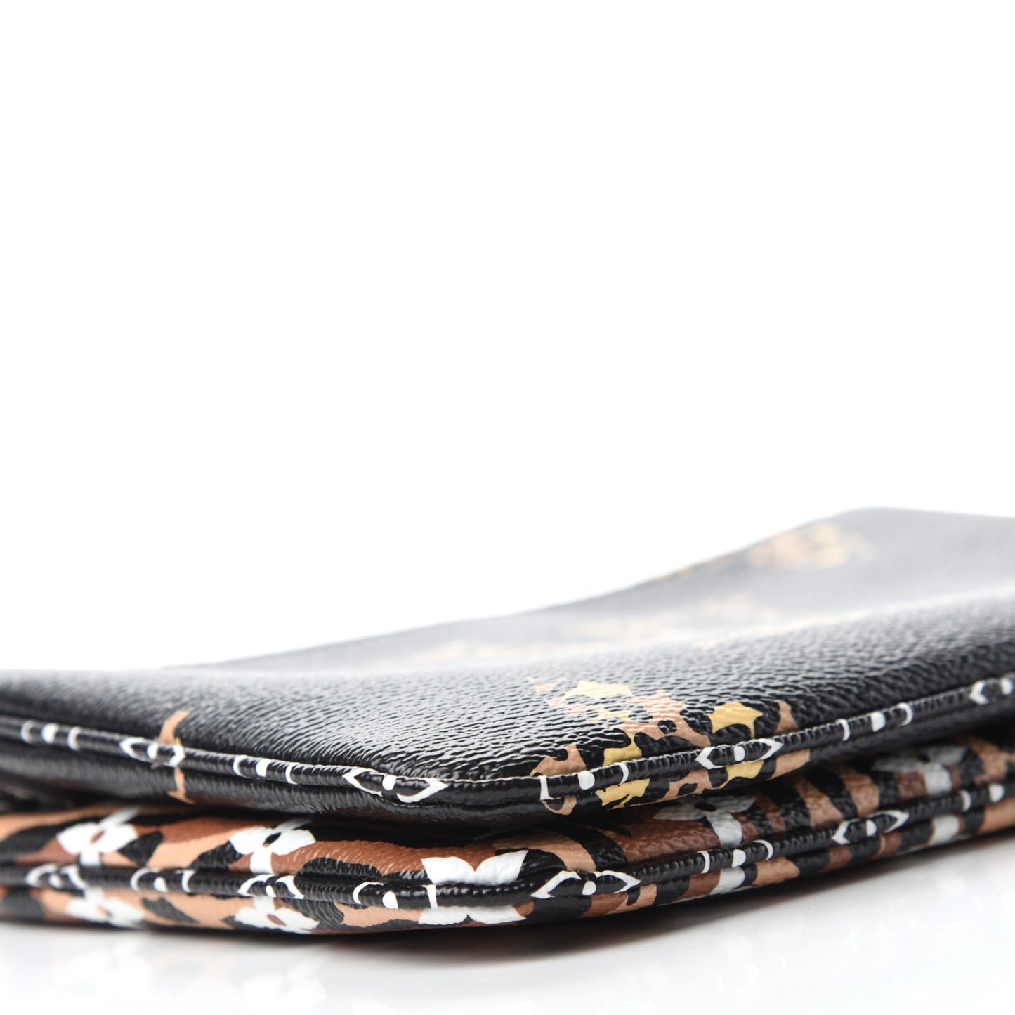 Monogram Giant Jungle Pochette Double Zip Black