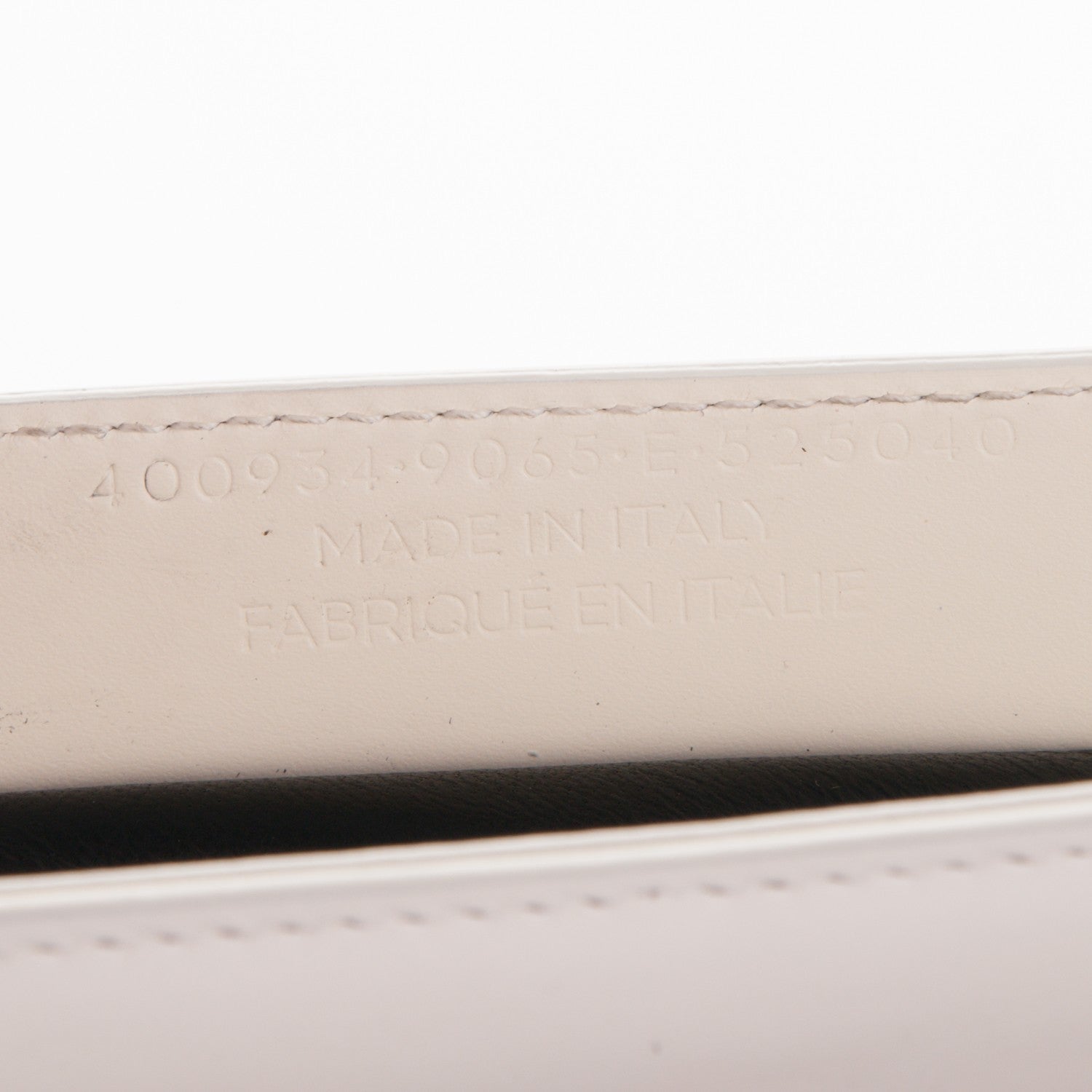 Balenciaga Calfskin Bal58 Shoulder Bag White Black 7 of 7