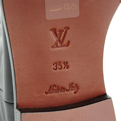 Louis Vuitton Heritage Flat High Boots 35.5 Black 6 of 9