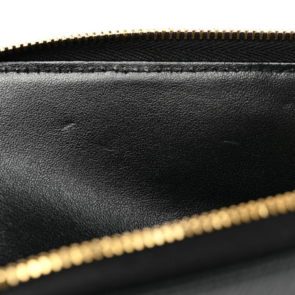 Prada Vitello Move Zip Around Keychain Black 9 of 9