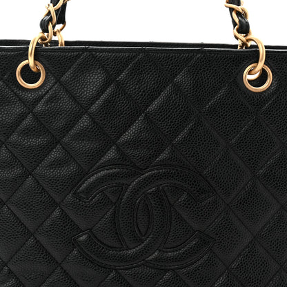 Chanel Caviar Quilted Petit Timeless Tote PTT Black 17 of 21