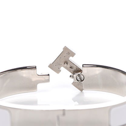 Hermes Enamel Narrow Clic Clac H Bracelet PM White 3 of 5