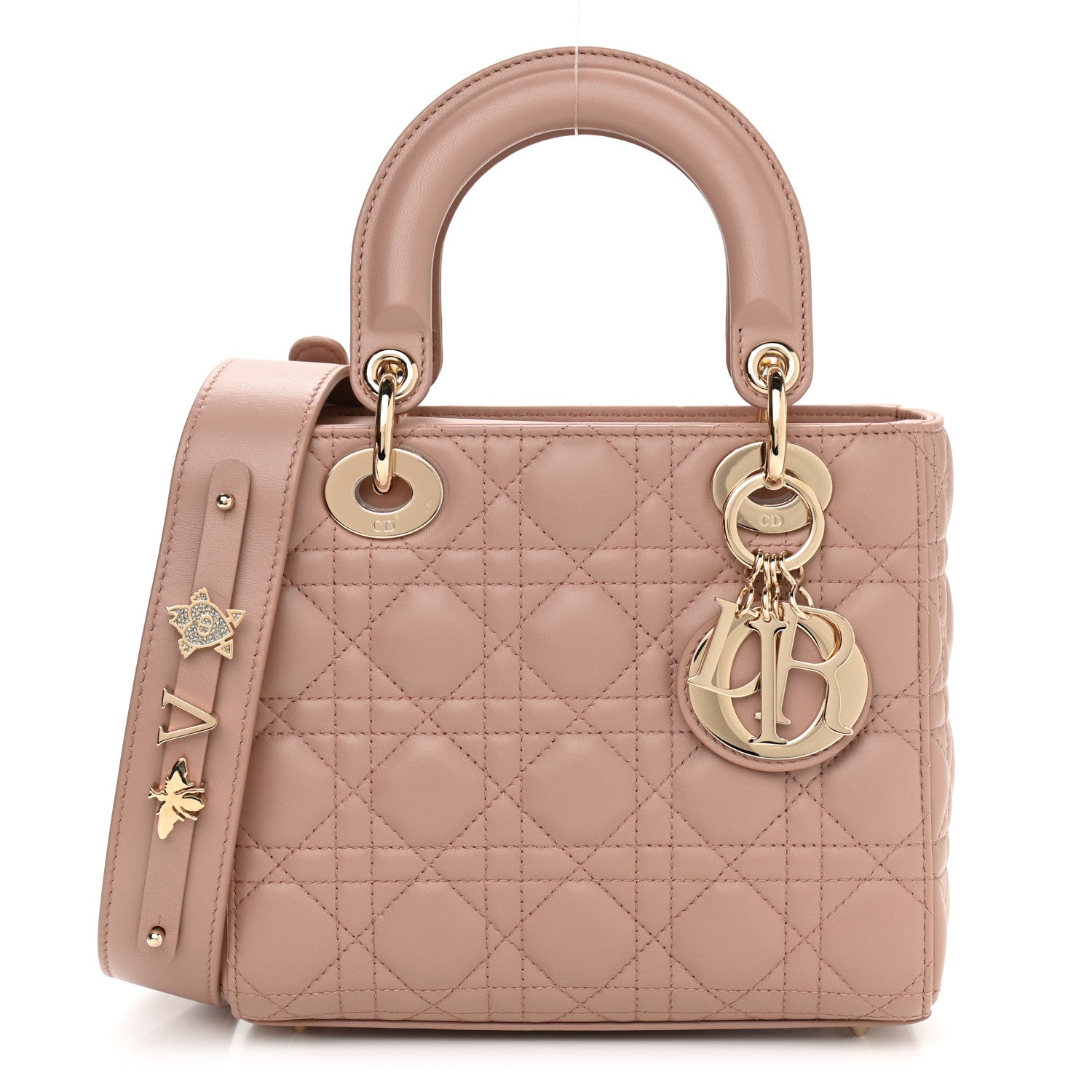 Christian Dior Lambskin Cannage Small My ABCDior Fard 1 of 11