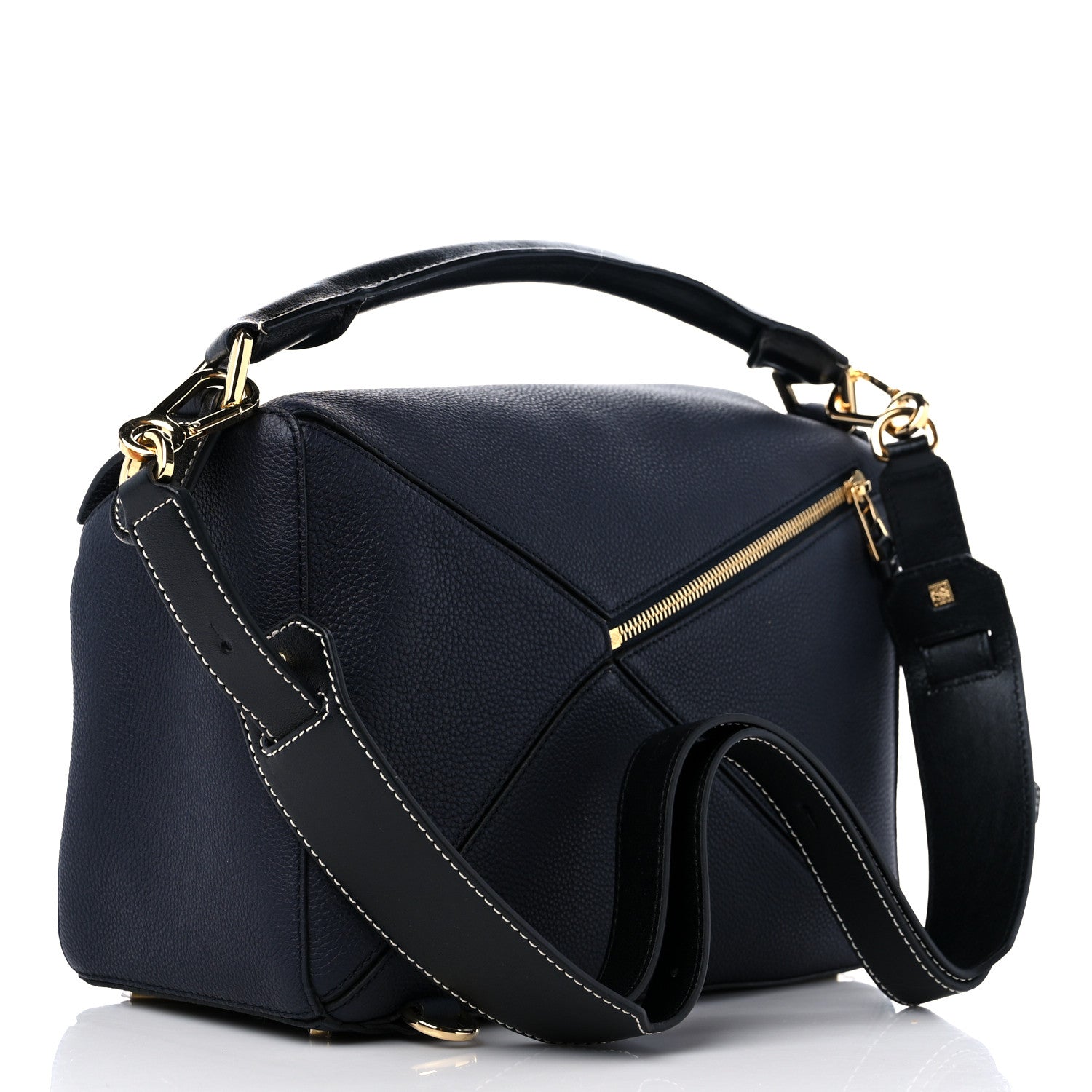 Loewe Calfskin Medium Puzzle Bag Midnight Blue 3 of 8