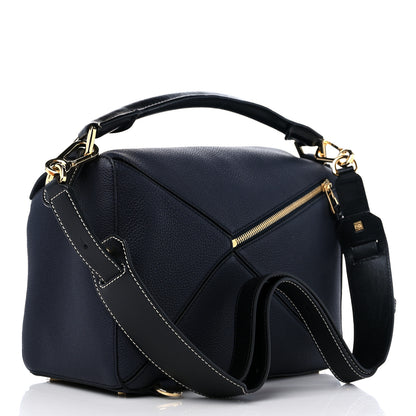 Loewe Calfskin Medium Puzzle Bag Midnight Blue 3 of 8