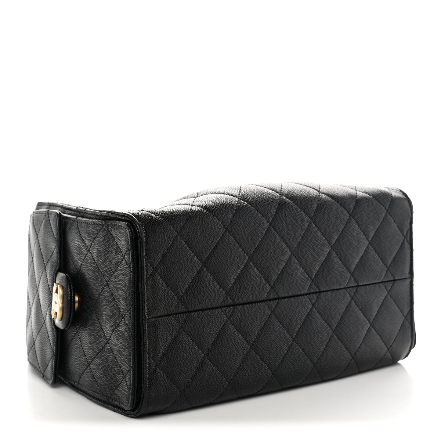 Caviar Quilted Small Chanel 25 Handbag Black
