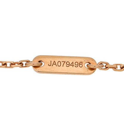 Van Cleef & Arpels 18K Rose Gold Carnelian Sweet Alhambra Bracelet 4 of 5