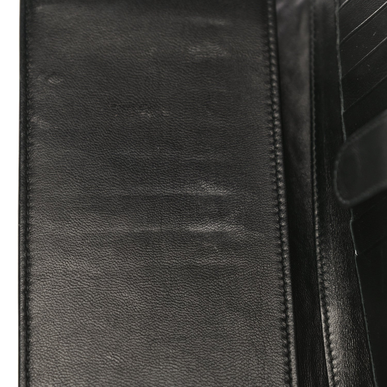 Bottega Veneta Nappa Intrecciato Embroidered Lace Continental Flap Wallet Black 19 of 20