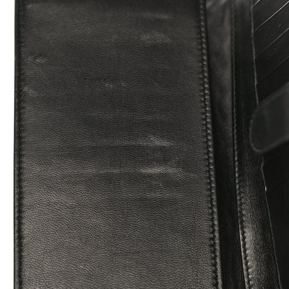 Bottega Veneta Nappa Intrecciato Embroidered Lace Continental Flap Wallet Black 19 of 20