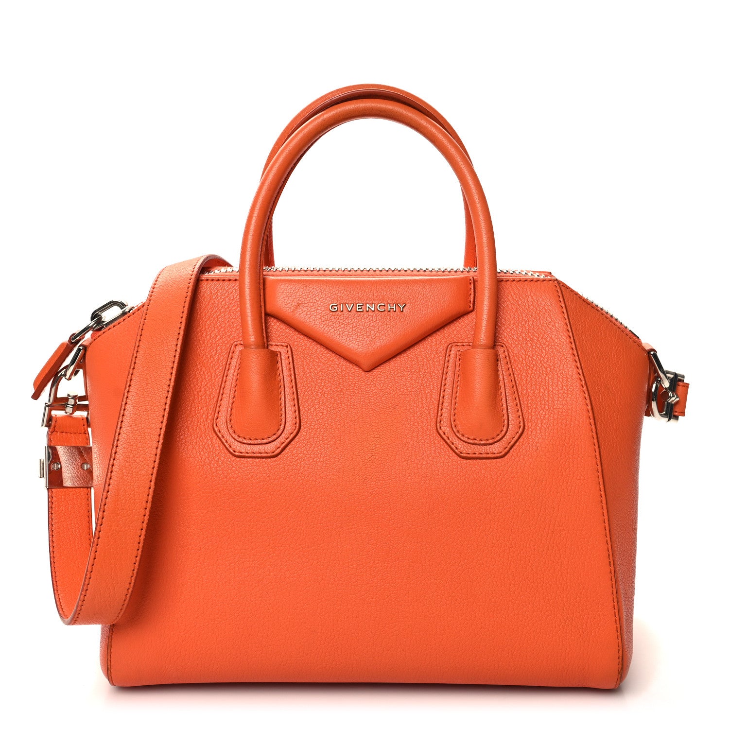 Givenchy Sugar Goatskin Small Antigona Rust 1 of 13