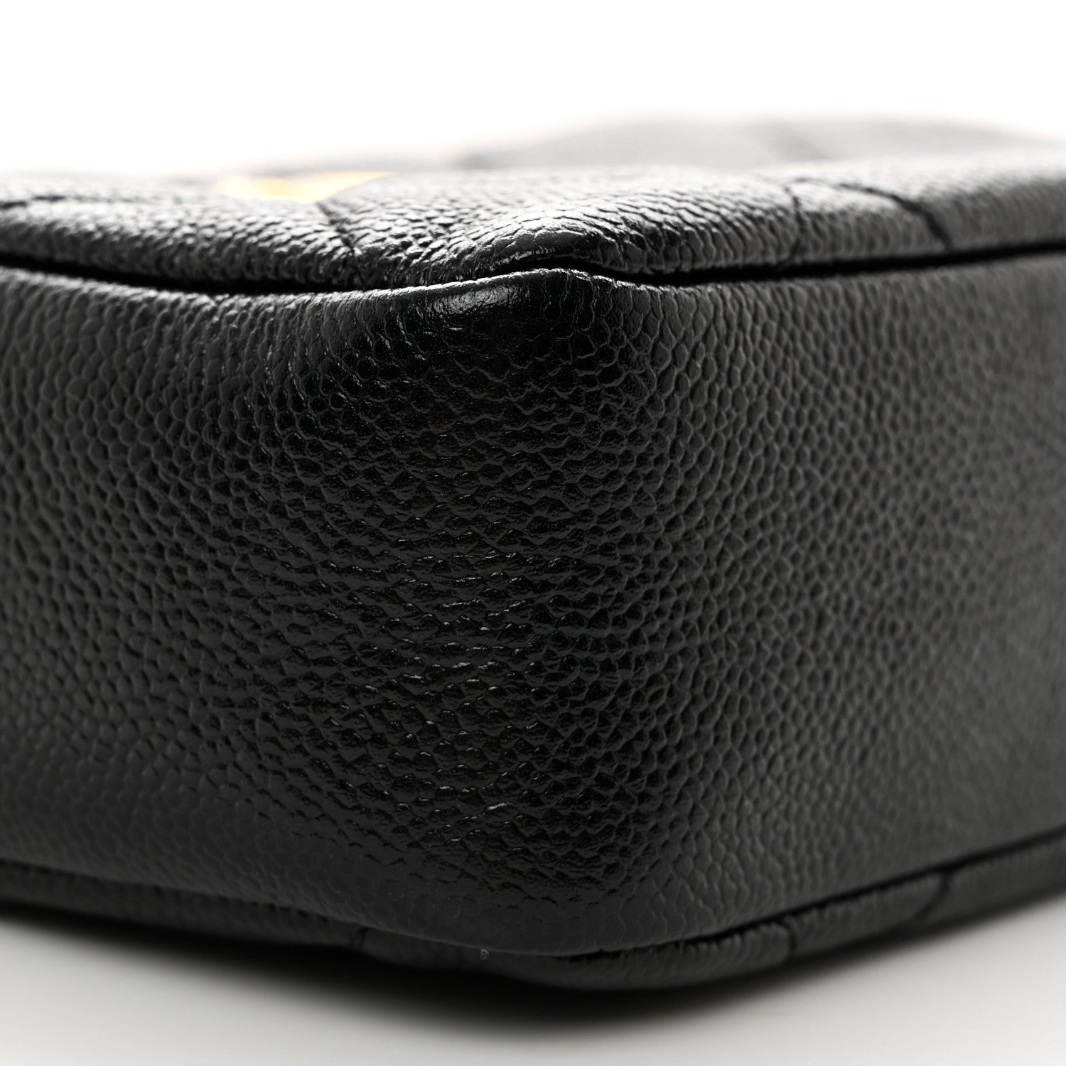 Chanel Shiny Caviar Quilted Chain Melody Camera Bag Black 9 of 10