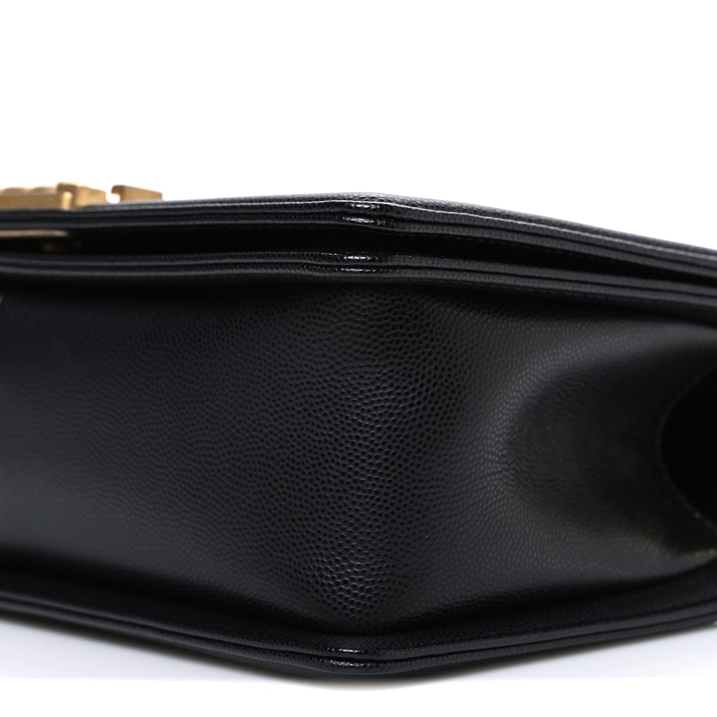 Caviar Quilted Medium Boy Flap Black