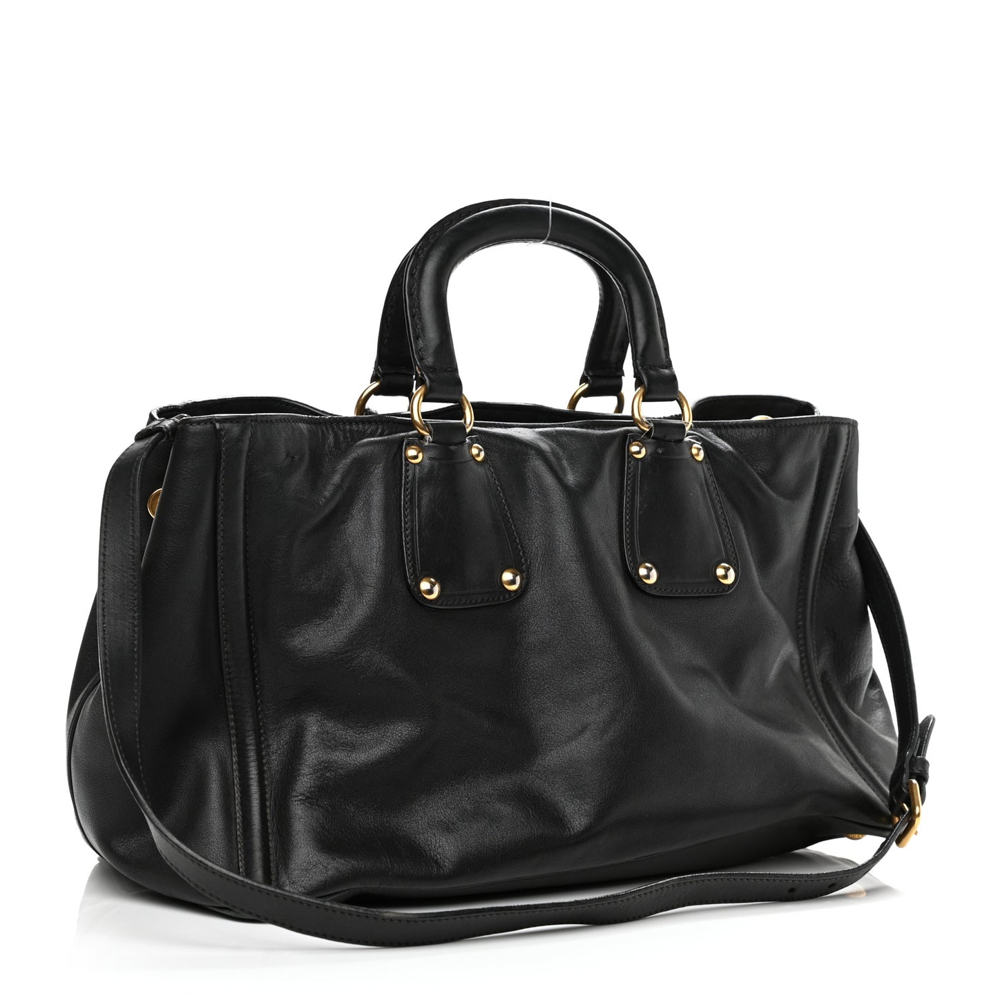 Soft Calf Satchel Black