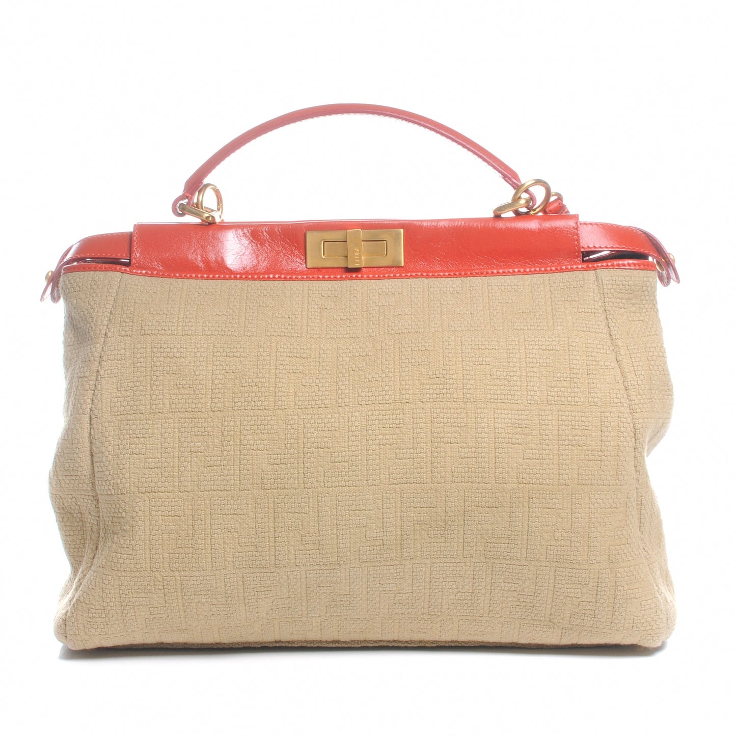Corda Zucca Large Peekaboo Iconic Satchel Natural Pumpkin