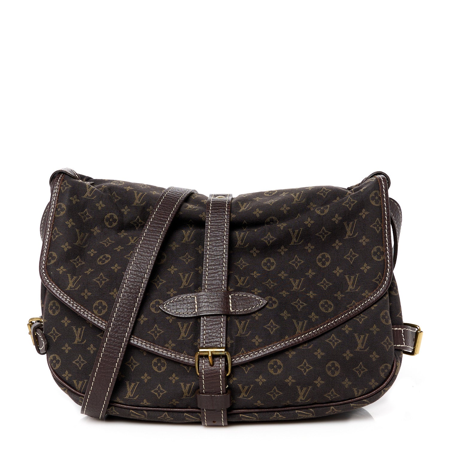 Louis Vuitton Monogram Mini Lin Saumur Ebene 1 of 11