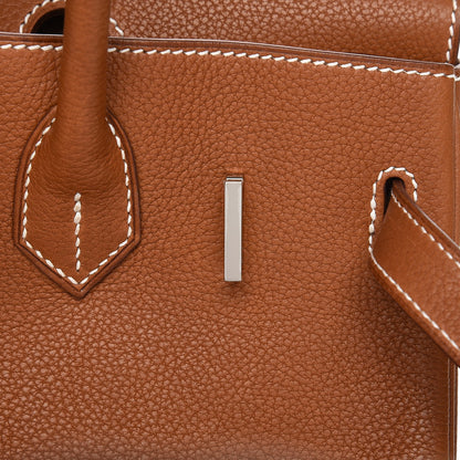 Hermes Natural Barenia Faubourg Birkin 30 Fauve 11 of 29