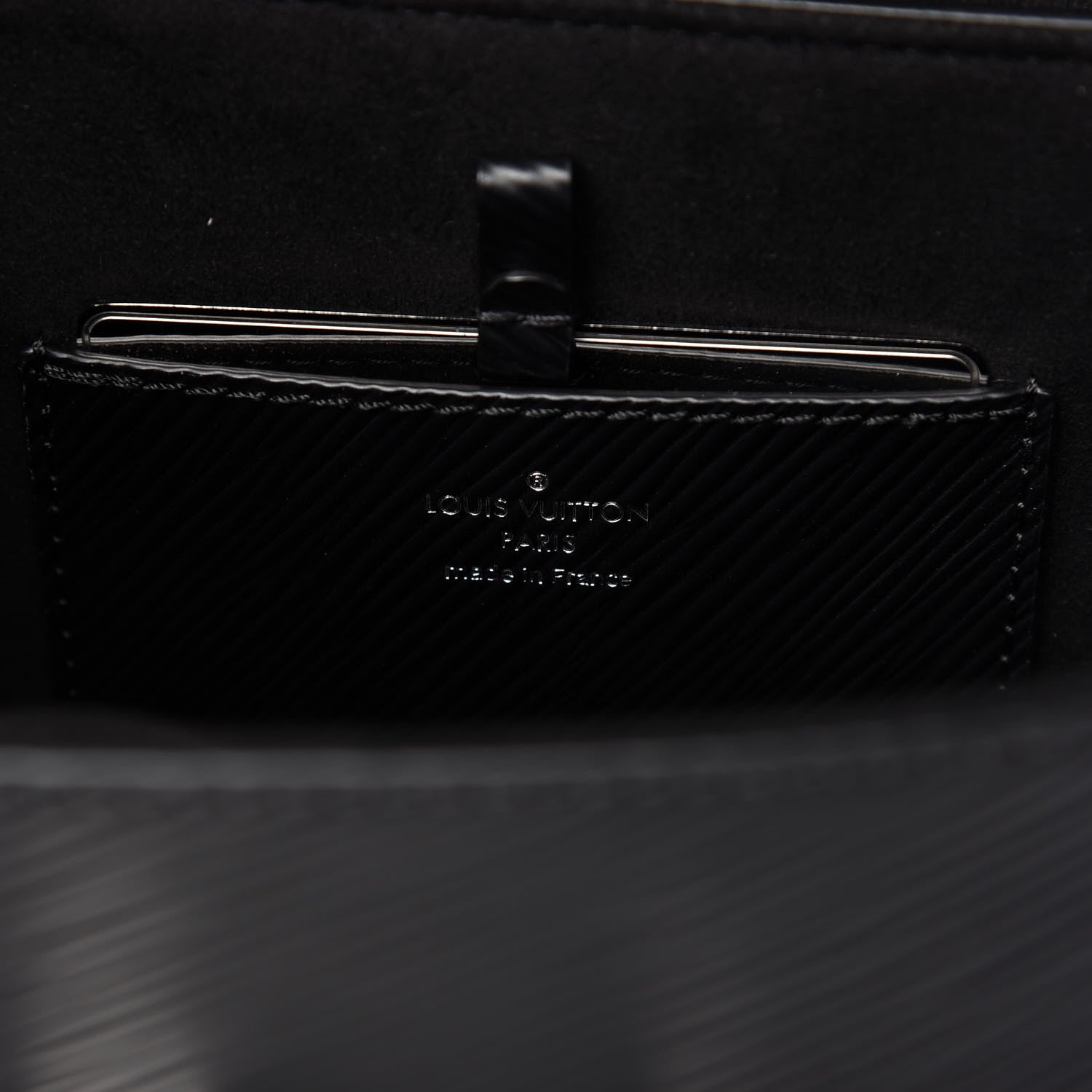 Louis Vuitton Epi Twist Shoulder Bag MM Black 8 of 9