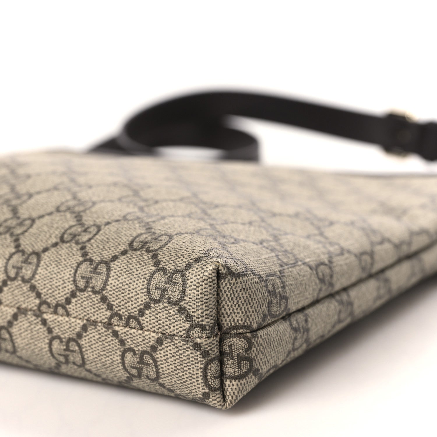 Gucci GG Plus Monogram Medium Flat Messenger Bag Dark Brown 9 of 9