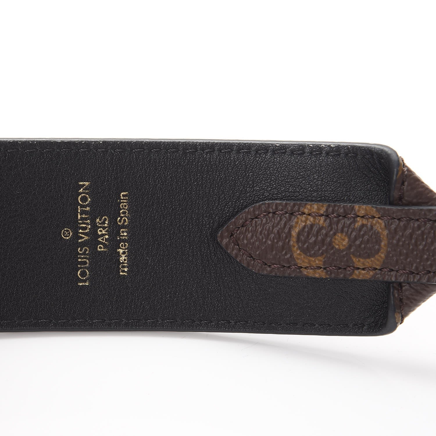 Louis Vuitton Monogram Bandouliere Shoulder Strap Black 5 of 8