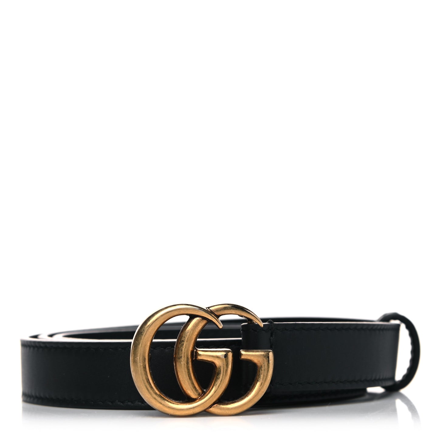 Calfskin Double G 20mm Belt 95 38 Black